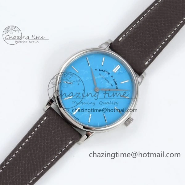 1815 Tourbillon Handwerkskunst SS White Dial On Black Leather Strap Vibrant 4193