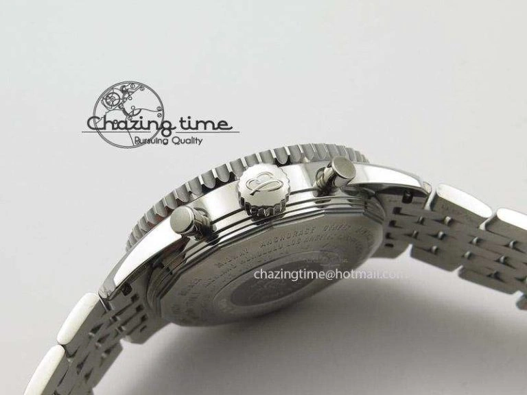 Sophisticated 1884 Chronometre Navitimer JF Best Edition Black Dial On SS Bracelet A 5802