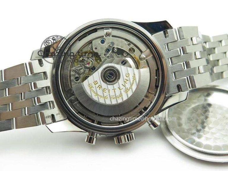 1884 Chronometre Navitimer JF Best Edition Blue Dial On SS Bracelet A Elegant 5804