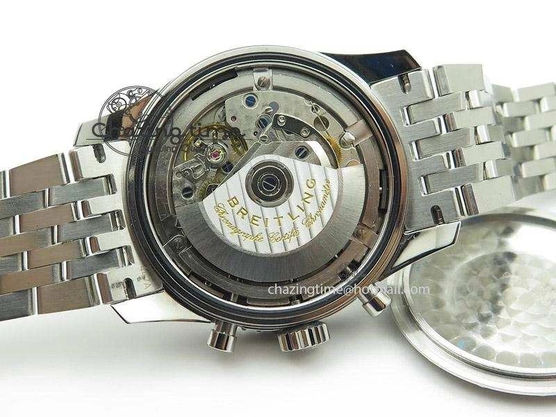 1884 Chronometre Navitimer JF Best Edition Blue Dial On SS Bracelet A Elegant 5804