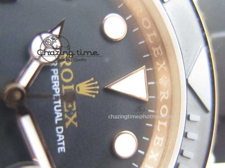 2015 YachtMaster RG Ceramic Bezel BP Maker Best Edition On Black Rubber Strap A2836 V Bold 4020