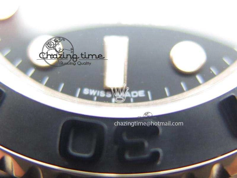 2015 YachtMaster RG Ceramic Bezel BP Maker Best Edition On Black Rubber Strap A2836 V Bold 4020