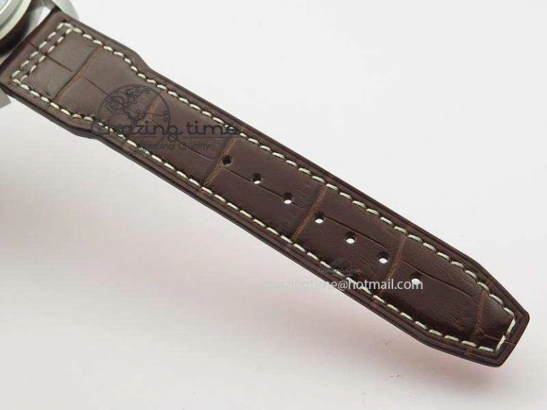 2016 Pilot Chrono SS IW377719 ZF Best Edition On Brown Leather Strap A WaterResistant 7291