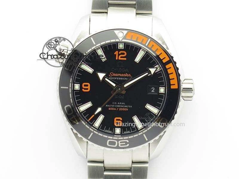 2016 Planet Ocean 43.5mm SS V6F Best Edition Black Dial On SS Bracelet A Sleek 8210