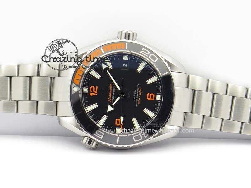2016 Planet Ocean 43.5mm SS V6F Best Edition Black Dial On SS Bracelet A Sleek 8210