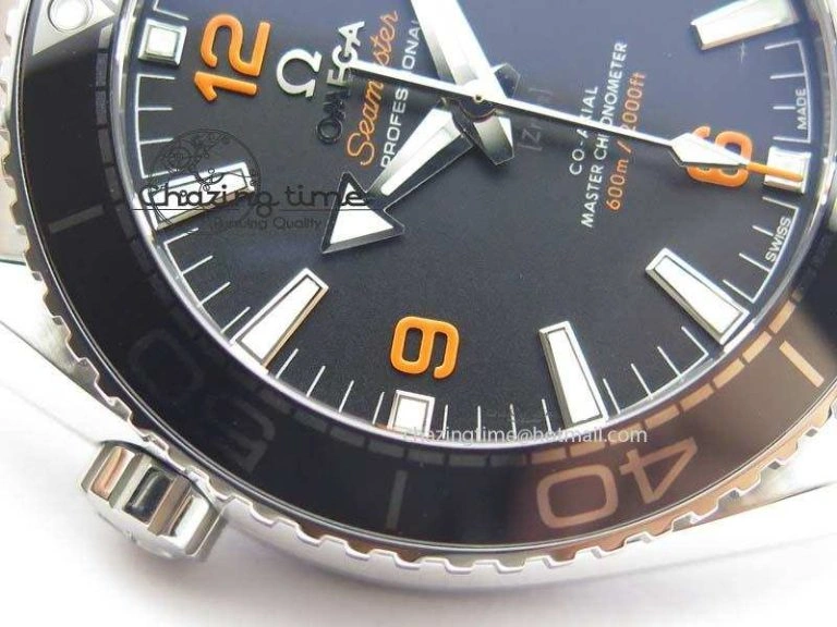 2016 Planet Ocean 43.5mm SS V6F Best Edition Black Dial On SS Bracelet A Sleek 8210