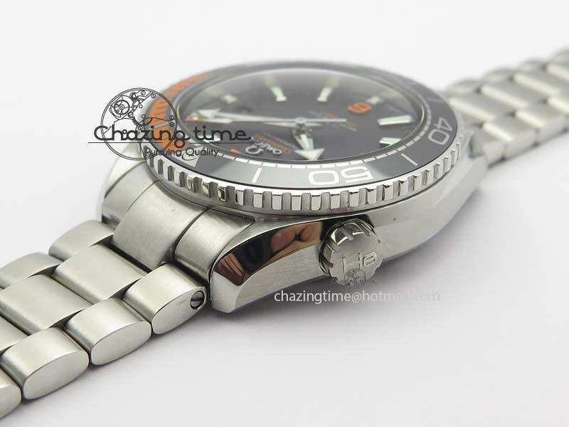 2016 Planet Ocean 43.5mm SS V6F Best Edition Black Dial On SS Bracelet A Sleek 8210