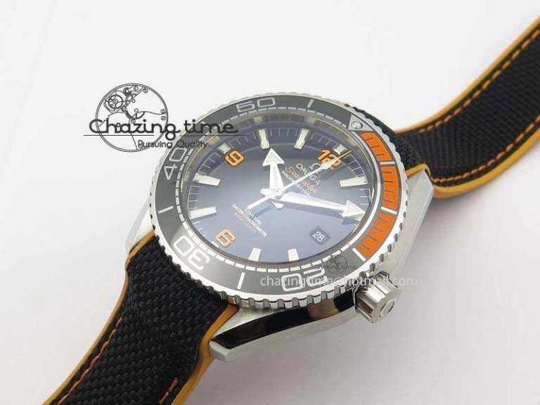 2016 Planet Ocean 45mm SS JHF Black Dial On Nylon Strap A Bold 8245