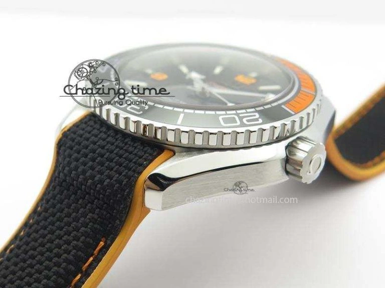 2016 Planet Ocean 45mm SS JHF Black Dial On Nylon Strap A Bold 8245