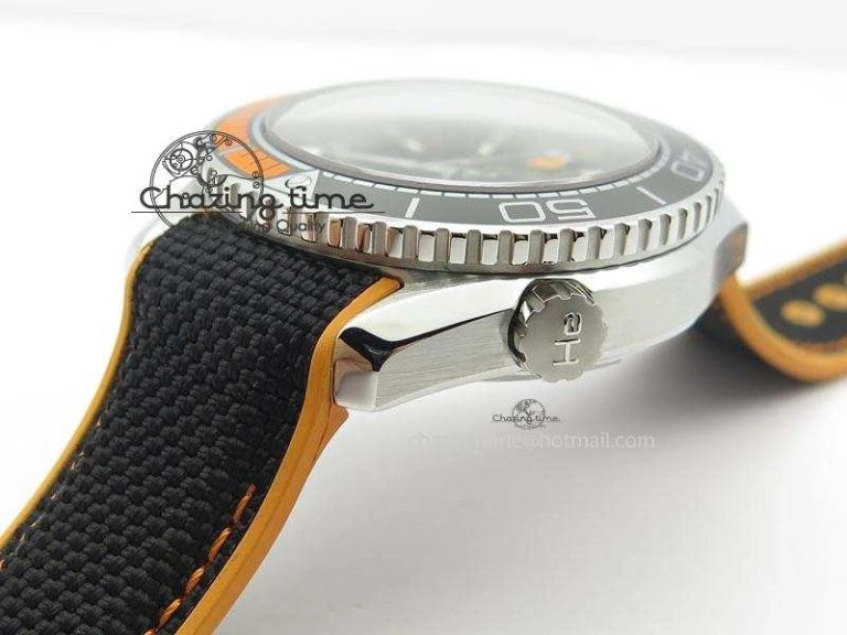 2016 Planet Ocean 45mm SS JHF Black Dial On Nylon Strap A Bold 8245
