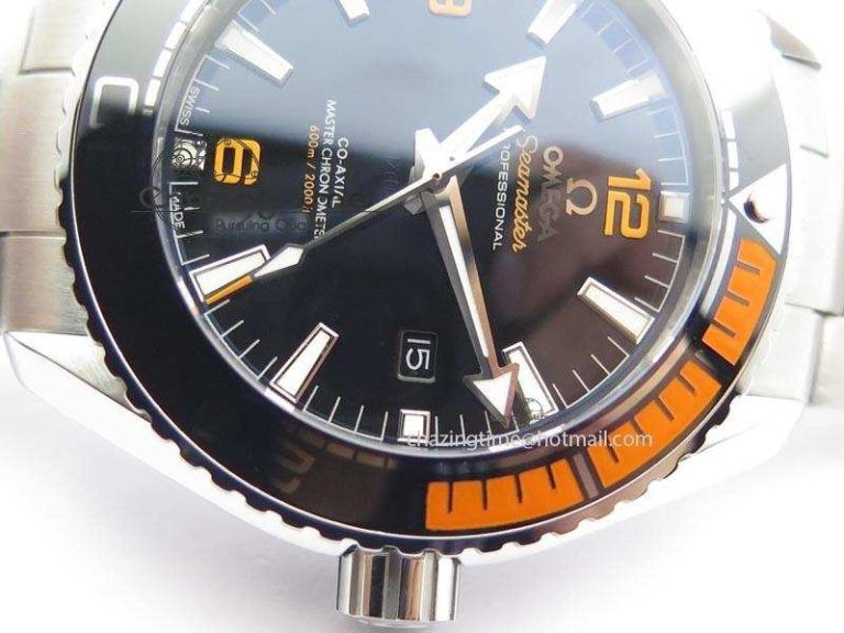 Durable 2016 Planet Ocean 45mm SS JHF Black Dial On SS Bracelet A 8246