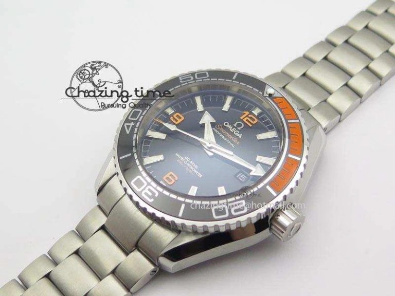 Durable 2016 Planet Ocean 45mm SS JHF Black Dial On SS Bracelet A 8246