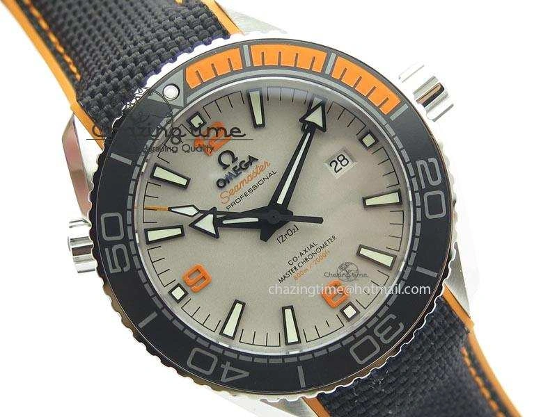 Thermal 2016 Planet Ocean 45mm SS JHF Gray Dial On Nylon Strap A 8226