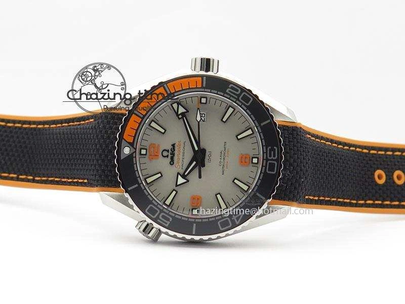 Thermal 2016 Planet Ocean 45mm SS JHF Gray Dial On Nylon Strap A 8226