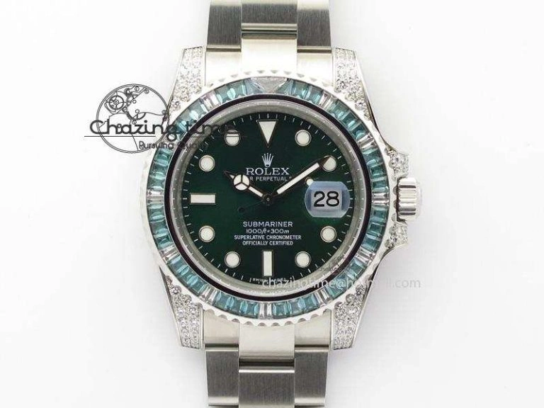 2016 Submariner Green Diamond Bezel Noob Best Edition A2836 V6s Premium 3958