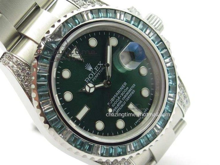 2016 Submariner Green Diamond Bezel Noob Best Edition A2836 V6s Premium 3958