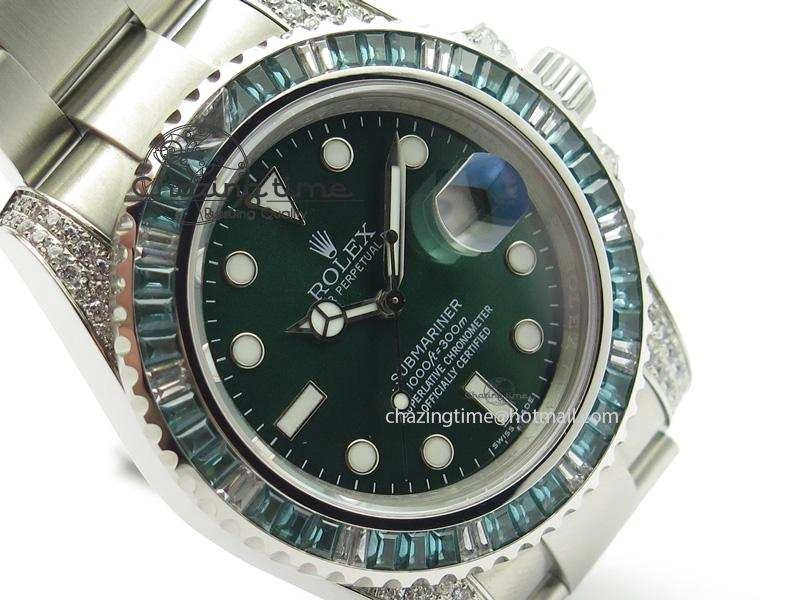 2016 Submariner Green Diamond Bezel Noob Best Edition A2836 V6s Premium 3958