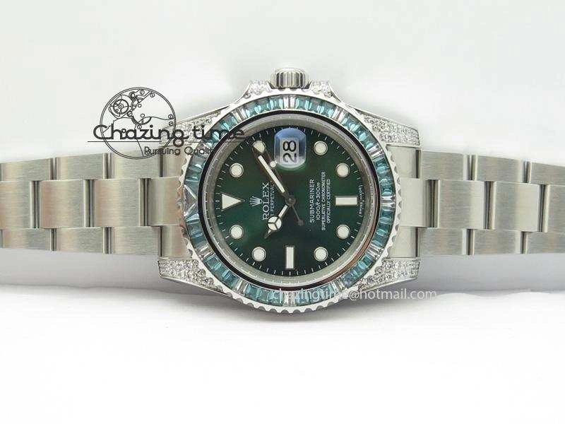 2016 Submariner Green Diamond Bezel Noob Best Edition A2836 V6s Premium 3958