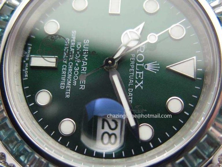 2016 Submariner Green Diamond Bezel Noob Best Edition A2836 V6s Premium 3958