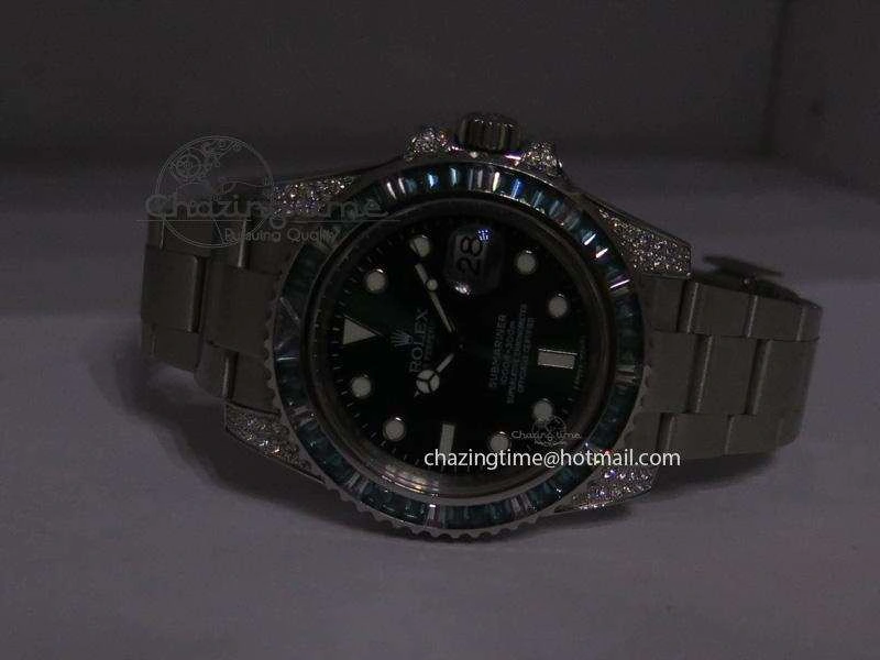 2016 Submariner Green Diamond Bezel Noob Best Edition A2836 V6s Premium 3958