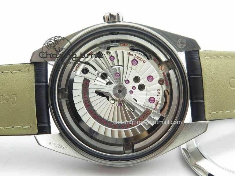 2017 Aqua Terra SS XF Best Edition Black Textured Dial On Black Leather Strap A Bright 8158