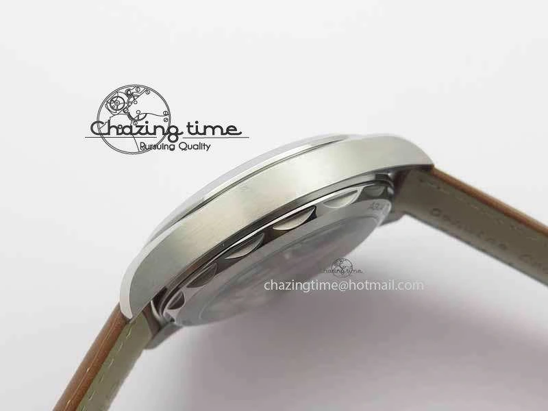 Trendsetting 2017 Aqua Terra SS XF Best Edition White Textured Dial On Brown Leather Strap A 8161