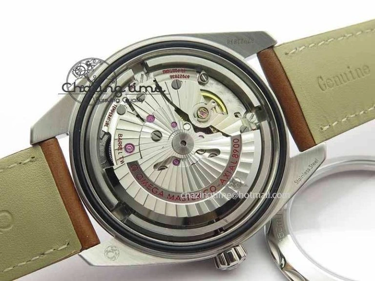 Trendsetting 2017 Aqua Terra SS XF Best Edition White Textured Dial On Brown Leather Strap A 8161