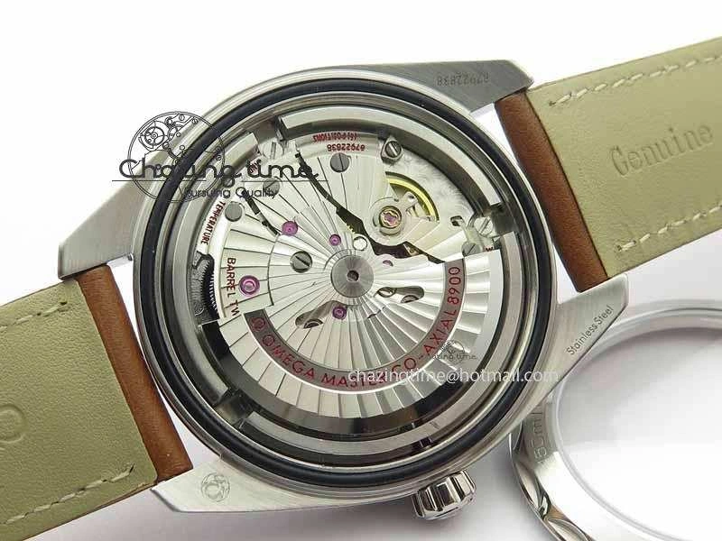 Trendsetting 2017 Aqua Terra SS XF Best Edition White Textured Dial On Brown Leather Strap A 8161