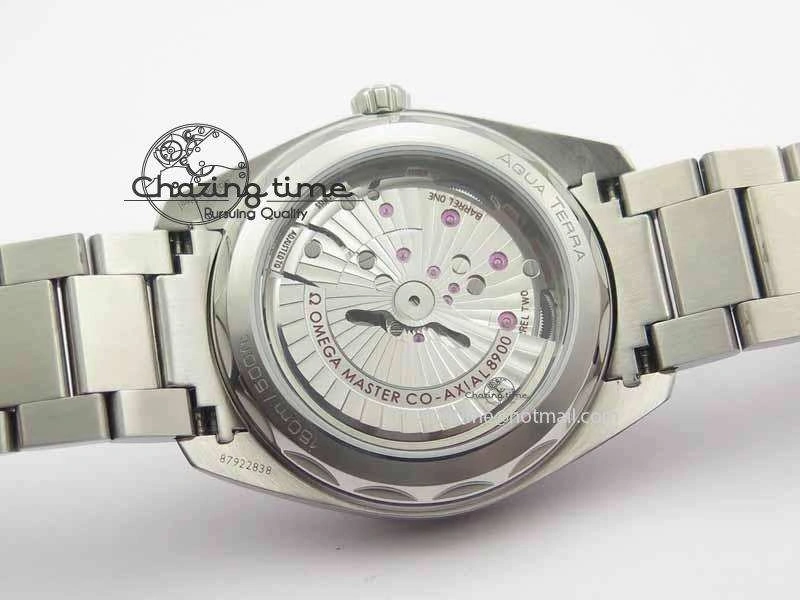 Snug 2017 Aqua Terra SS XF Best Edition White Textured Dial On SS Bracelet A 8160