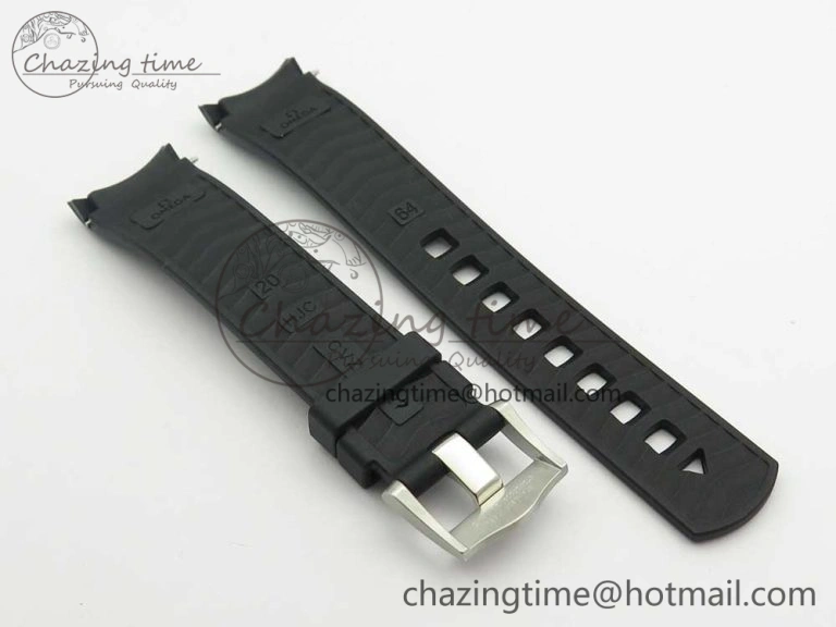 2018 Seamaster Diver 300M Black Rubber Strap VSF 1:1 Best Edition Breathable 4146