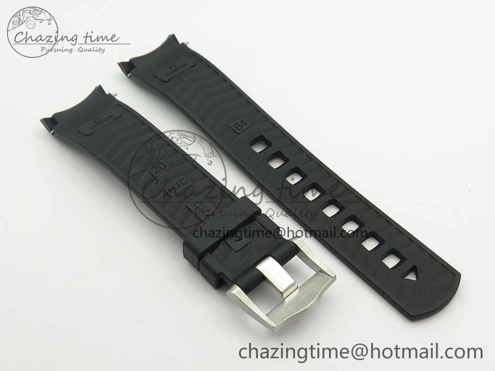 2018 Seamaster Diver 300M Black Rubber Strap VSF 1:1 Best Edition Breathable 4146