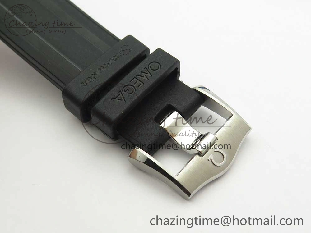 2018 Seamaster Diver 300M Black Rubber Strap VSF 1:1 Best Edition Breathable 4146