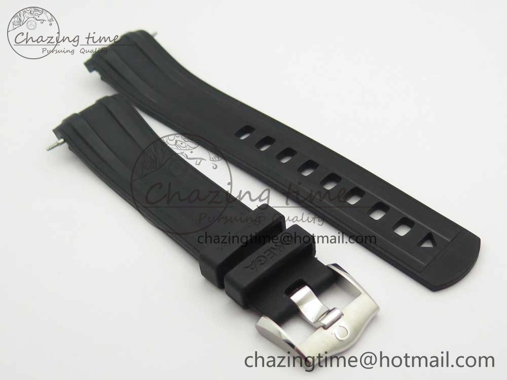 2018 Seamaster Diver 300M Black Rubber Strap VSF 1:1 Best Edition Breathable 4146