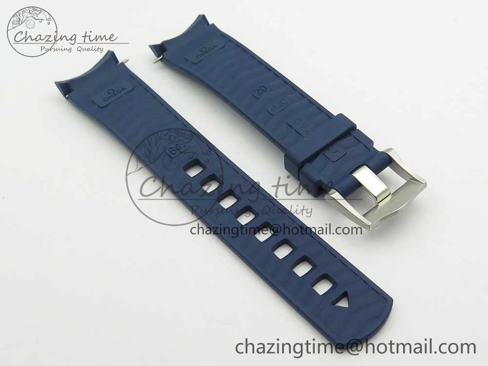 2018 Seamaster Diver 300M Blue Rubber Strap VSF 1:1 Best Edition RelaxedFit 4132