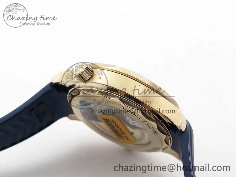 TravelReady 2018 Seamaster Diver 300M RG Blue Ceramic VSF 1:1 Best Edition Blue Dial on Blue Rubber Strap A 7914