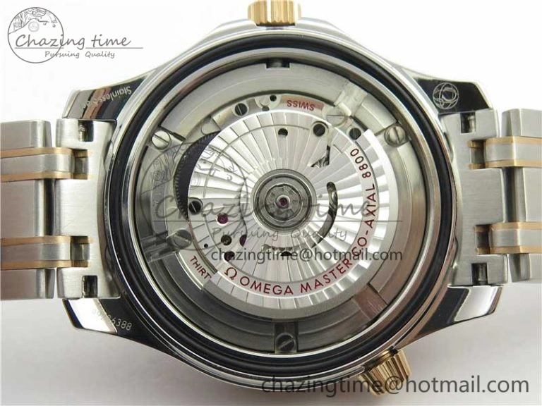 FashionForward 2018 Seamaster Diver 300M SS RG VSF 1:1 Best Edition RG Bezel Black Dial on SS YG Bracelet A 7940