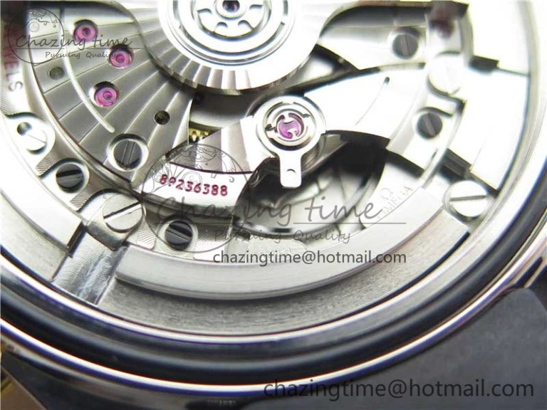 Refined 2018 Seamaster Diver 300M SS YG VSF 1:1 Best Edition YG Bezel Black Dial on Black Rubber Strap A 7934