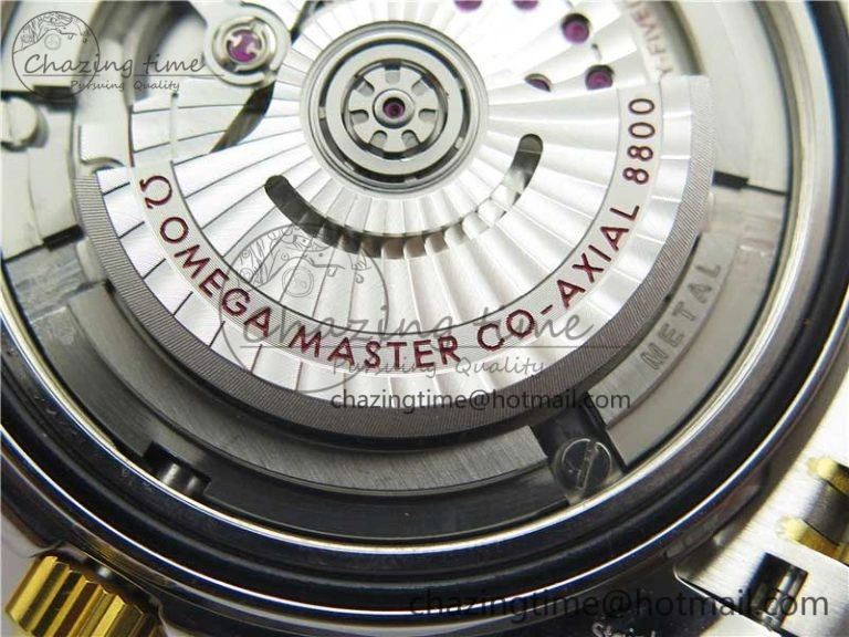 2018 Seamaster Diver 300M SS YG VSF 1:1 Best Edition YG Bezel Black Dial on SS YG Bracelet A HighPerformance 7937