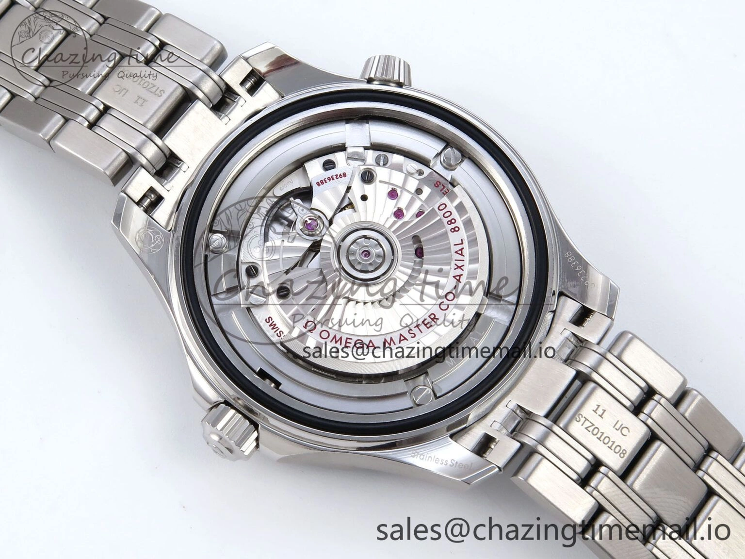Premium 2018 Seamaster Diver 300M VSF 1:1 Best Edition Black Ceramic Black Dial on SS Bracelet A8800 V 7698