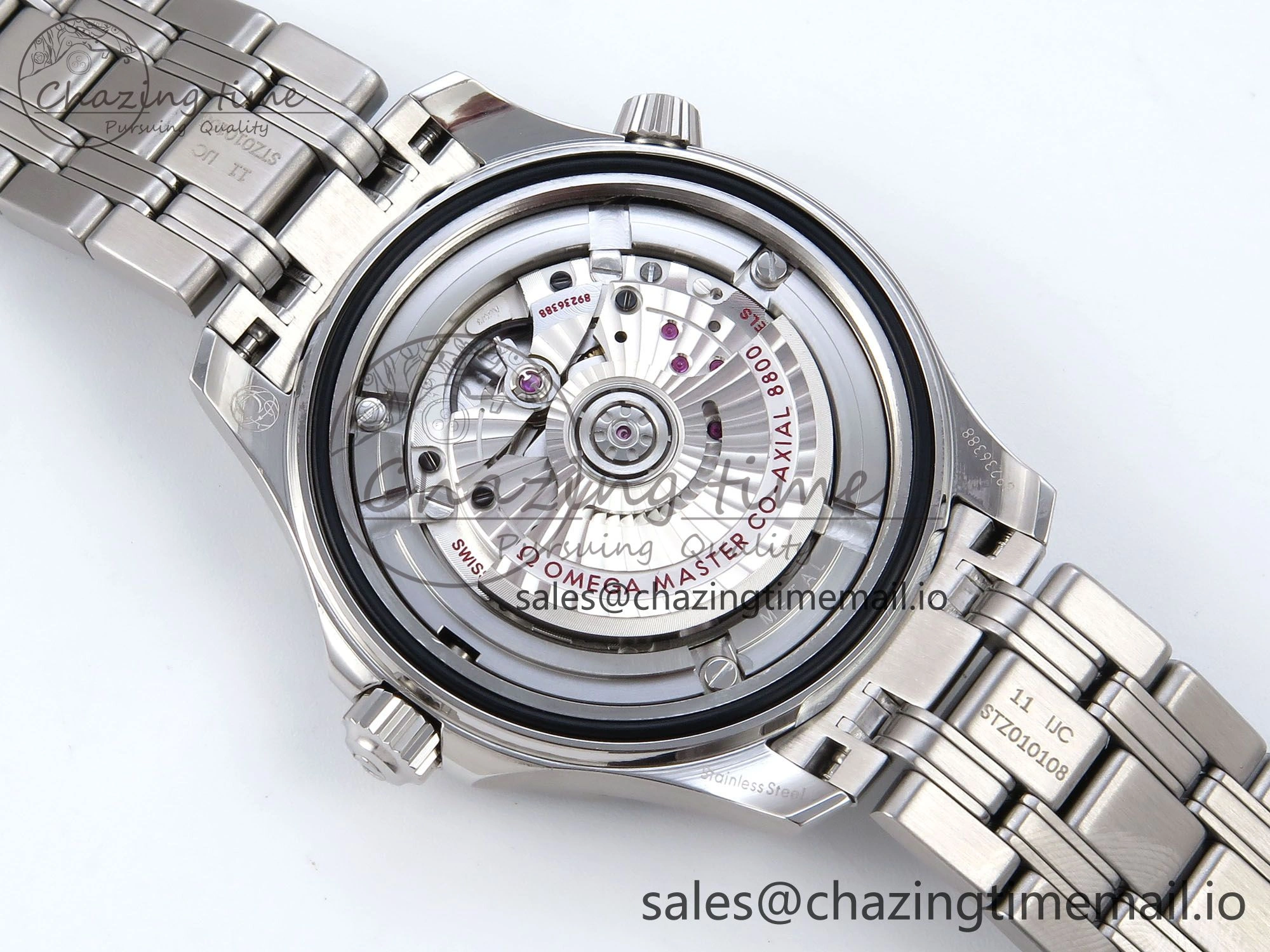 Premium 2018 Seamaster Diver 300M VSF 1:1 Best Edition Black Ceramic Black Dial on SS Bracelet A8800 V 7698