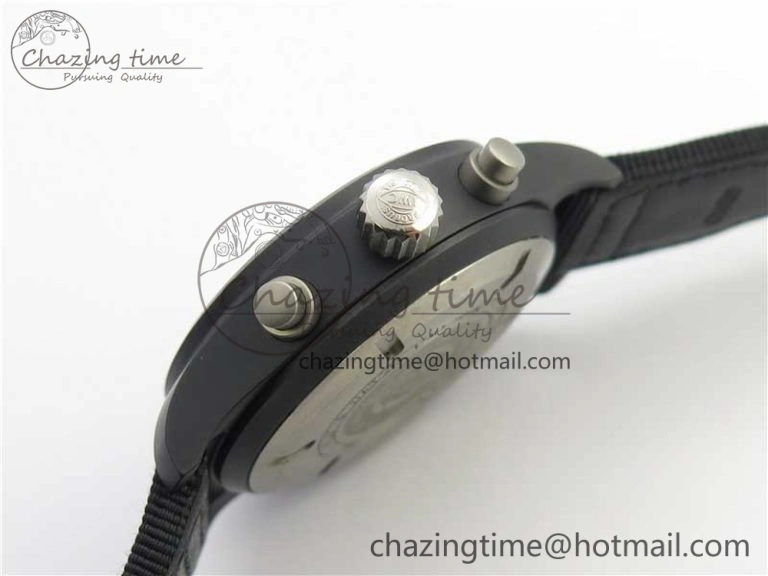 2019 New TOP GUN IW389101 Real Ceramic ZF 1:1 Best Edition on Black Nylon Strap A BestValue 4866