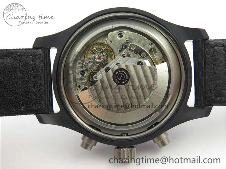 2019 New TOP GUN IW389101 Real Ceramic ZF 1:1 Best Edition on Black Nylon Strap A BestValue 4866