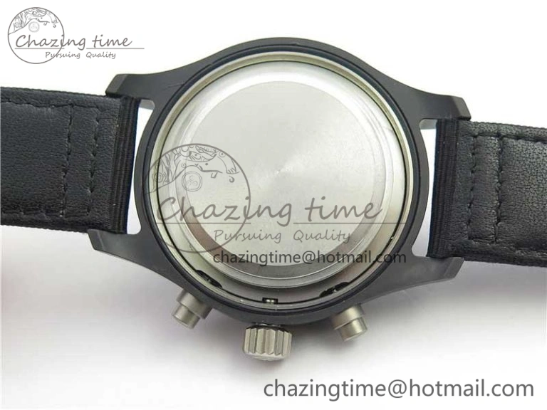 2019 New TOP GUN IW389101 Real Ceramic ZF 1:1 Best Edition on Black Nylon Strap A BestValue 4866