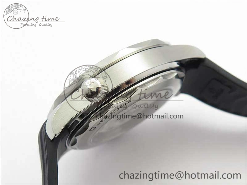 2019 Seamaster Diver 300M OMF Best Edition Black Ceramic White Dial on Black Rubber Strap A Elegant 7938