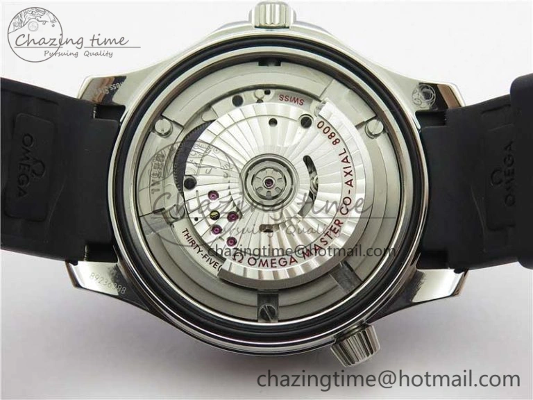 2019 Seamaster Diver 300M OMF Best Edition Black Ceramic White Dial on Black Rubber Strap A Elegant 7938