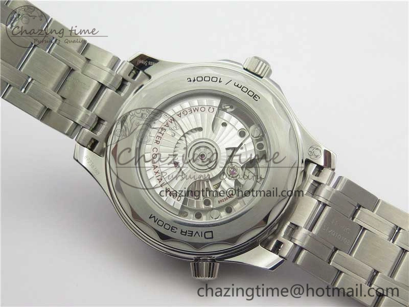 MultiPurpose 2019 Seamaster Diver 300M SS VSF 1:1 Best Edition Black Bezel White Dial on SS Bracelet A 7933