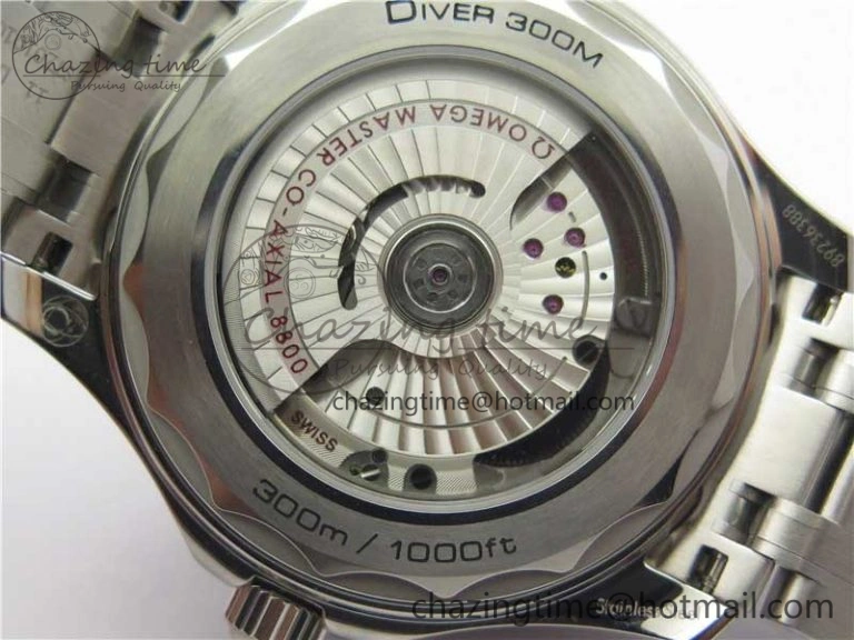 MultiPurpose 2019 Seamaster Diver 300M SS VSF 1:1 Best Edition Black Bezel White Dial on SS Bracelet A 7933
