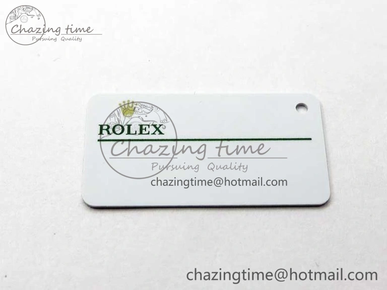 Youthful 2020 Custom Made Rolex Warranty Card with Anti-Forgery Crown and Fluorescent Label 4128