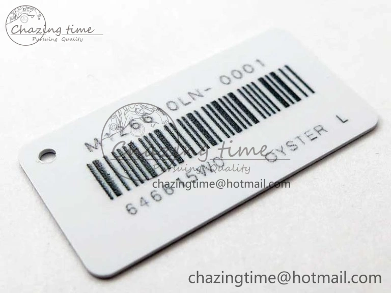 Youthful 2020 Custom Made Rolex Warranty Card with Anti-Forgery Crown and Fluorescent Label 4128