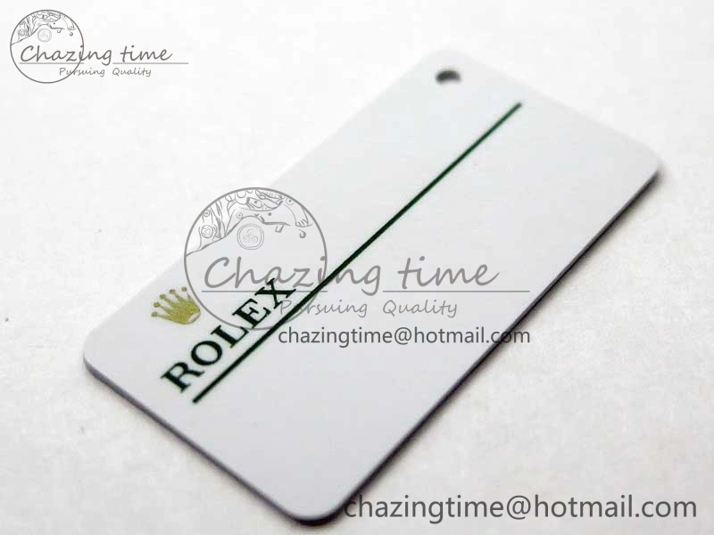 Youthful 2020 Custom Made Rolex Warranty Card with Anti-Forgery Crown and Fluorescent Label 4128